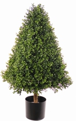 Kunstplant Buxus pyramidevorm UV safe, 90 cm